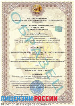 Образец разрешение Кировский Сертификат ISO 13485